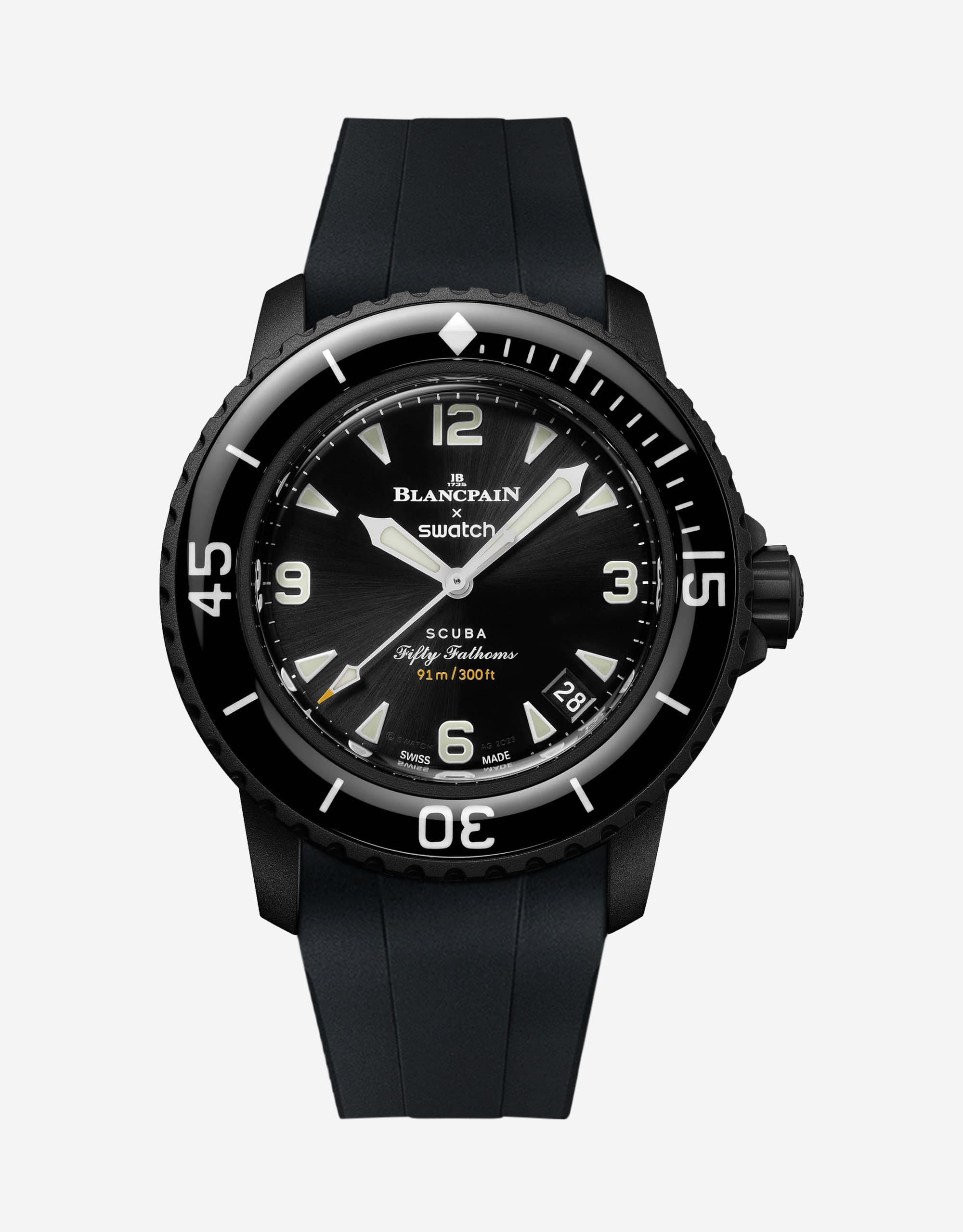 Rubber Strap for Blancpain X Swatch The Ocean Of Storms