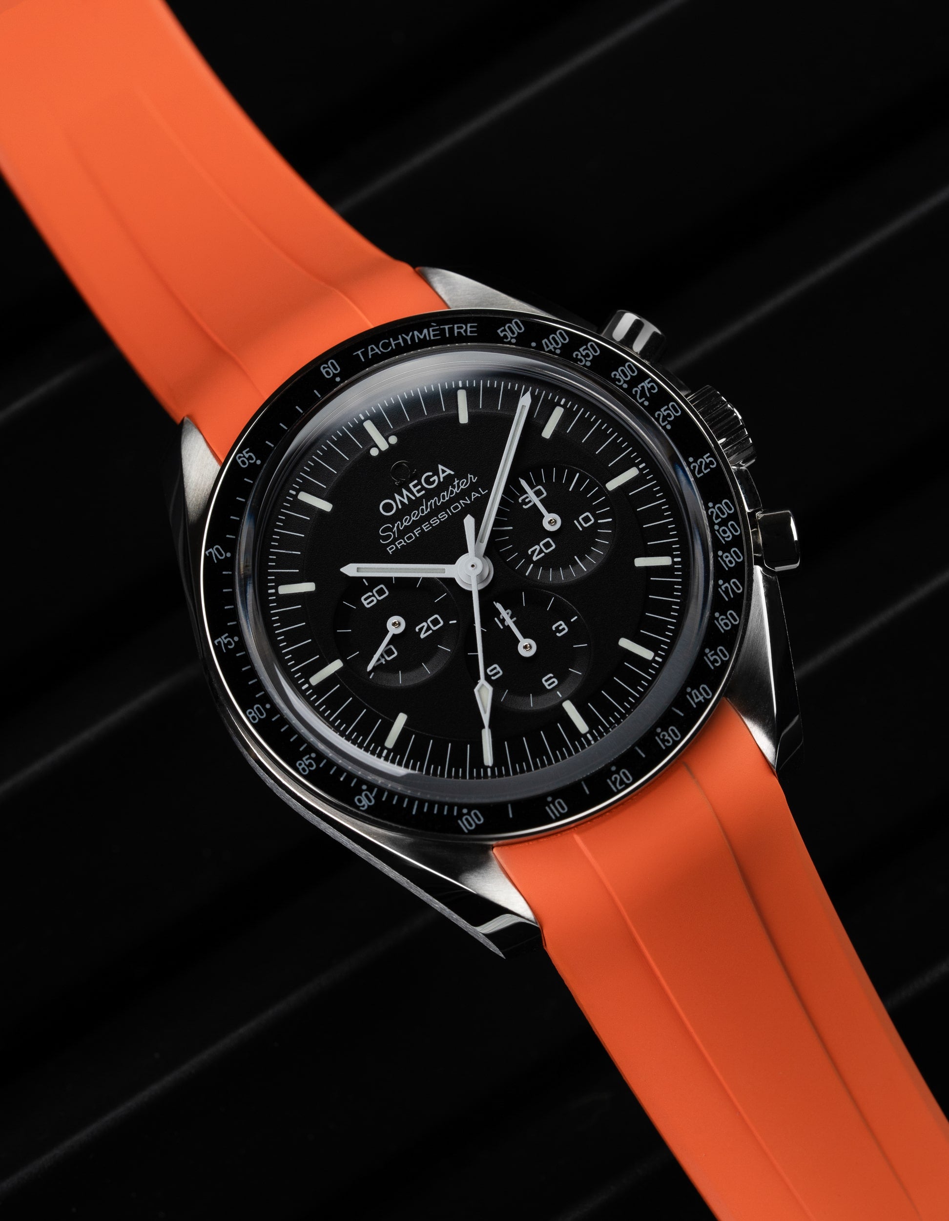 Rubber Strap for Speedmaster - Orange