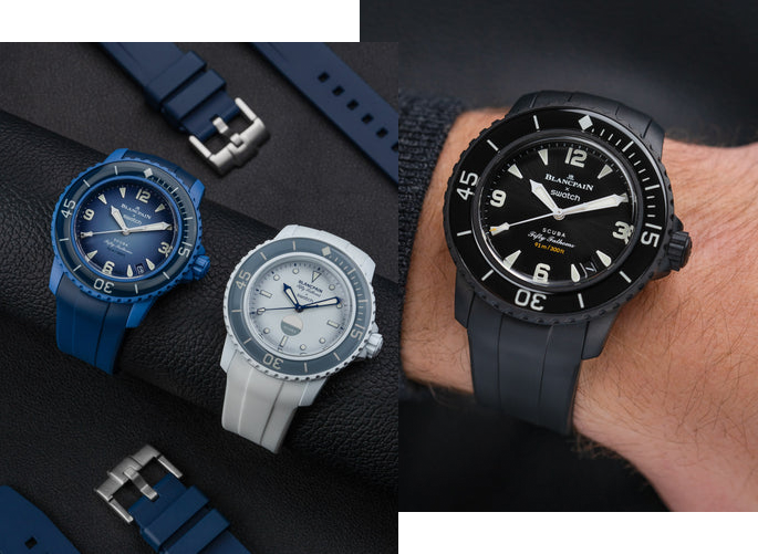 STRAPS FOR BLANCPAIN X SWATCH