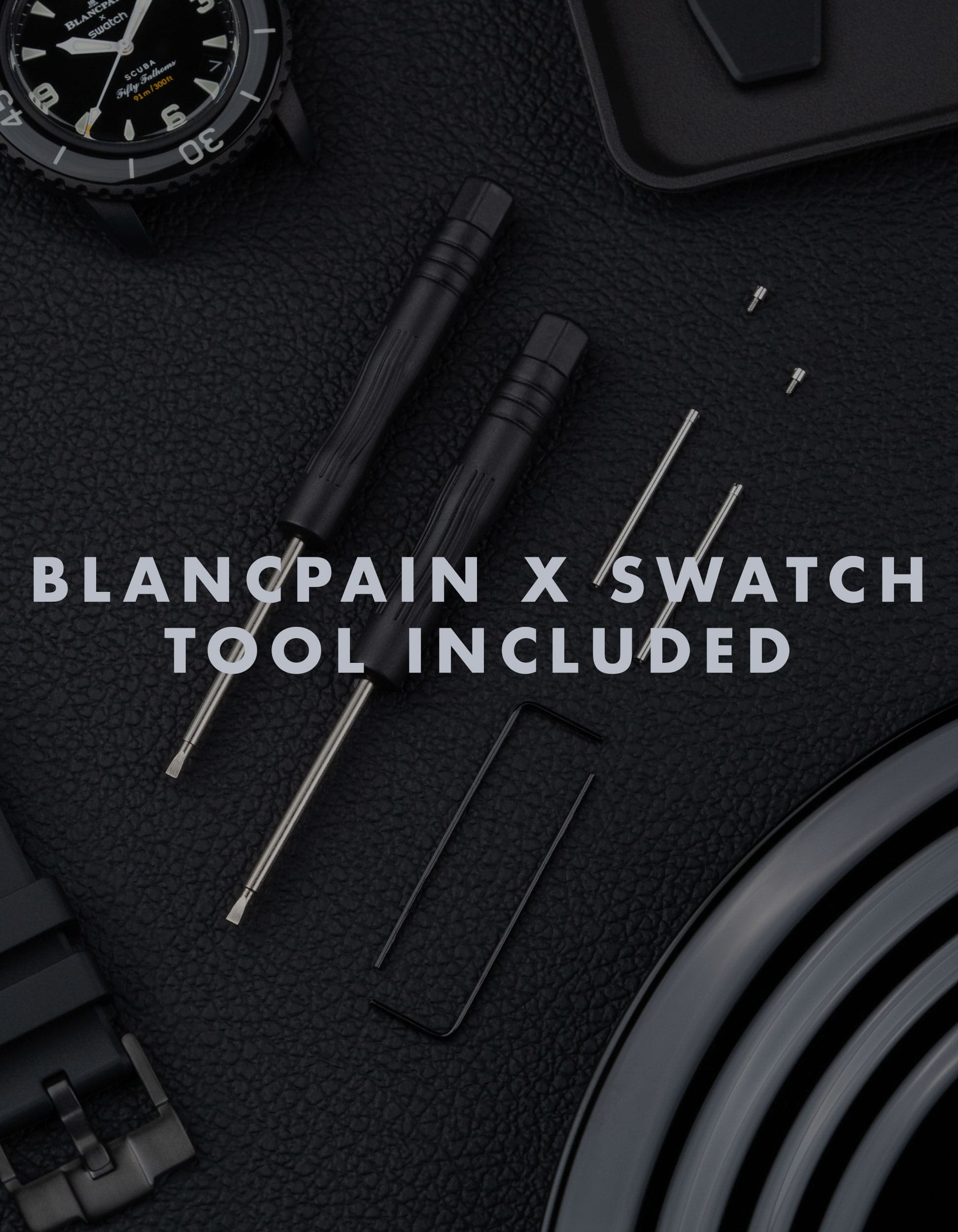 Rubber Strap for Blancpain X Swatch Atlantic Ocean