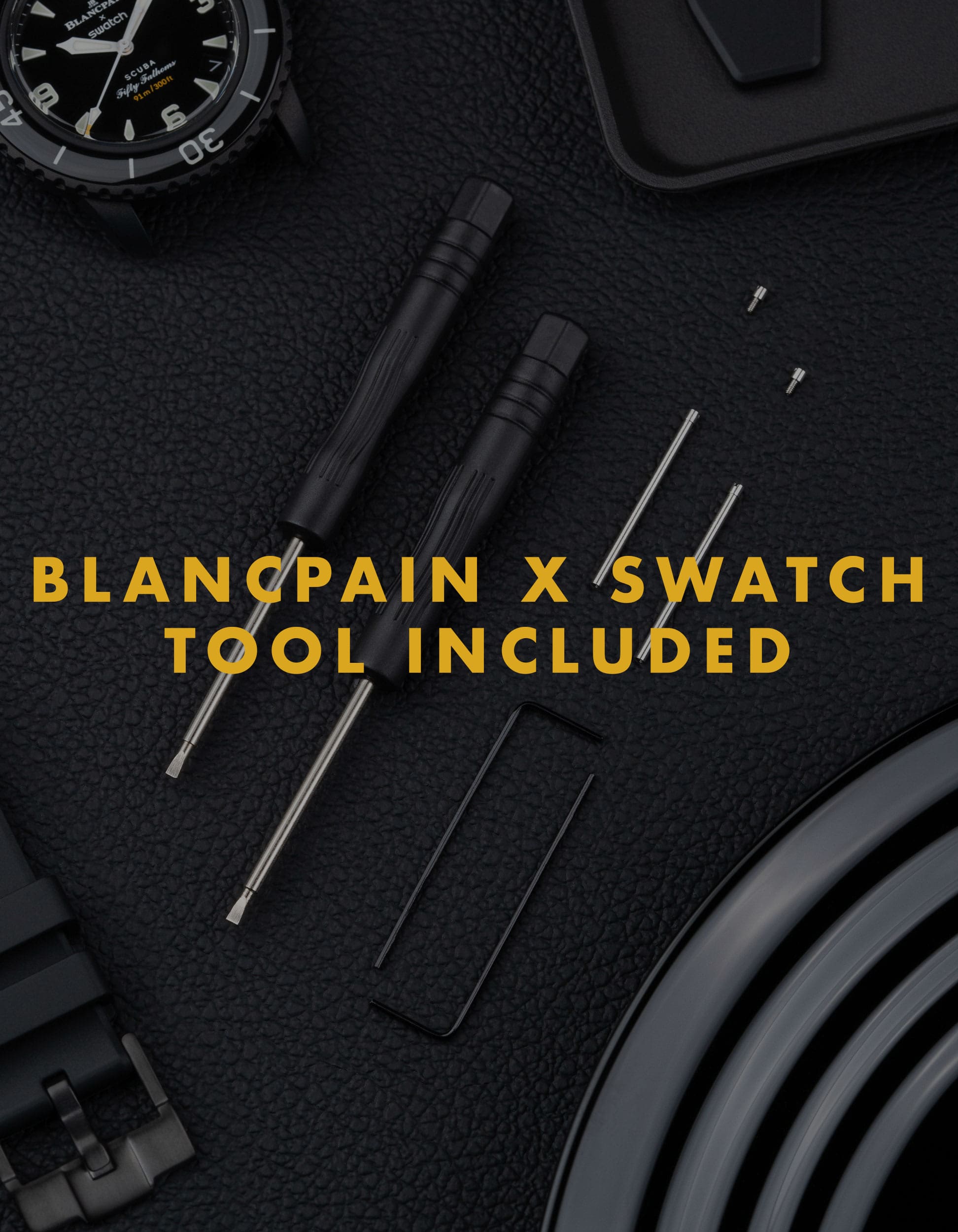 Rubber Strap for Blancpain X Swatch The Ocean Of Storms