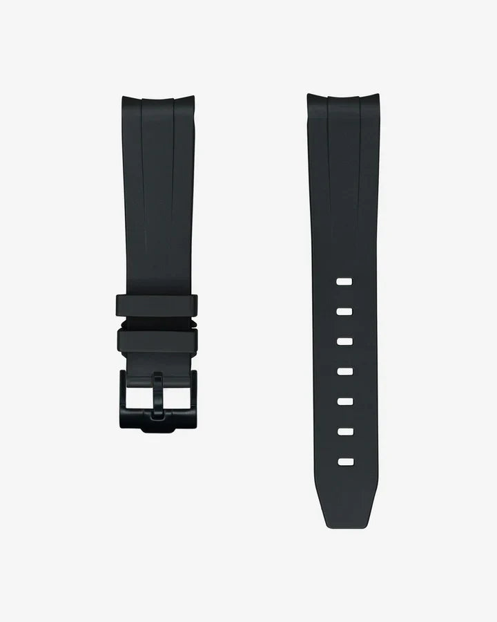 Rubber Strap for Speedmaster - Black