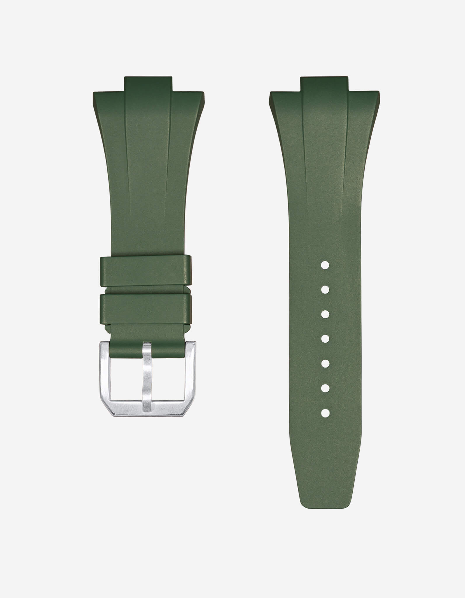 FKM Rubber Strap For Tissot PRX - Green