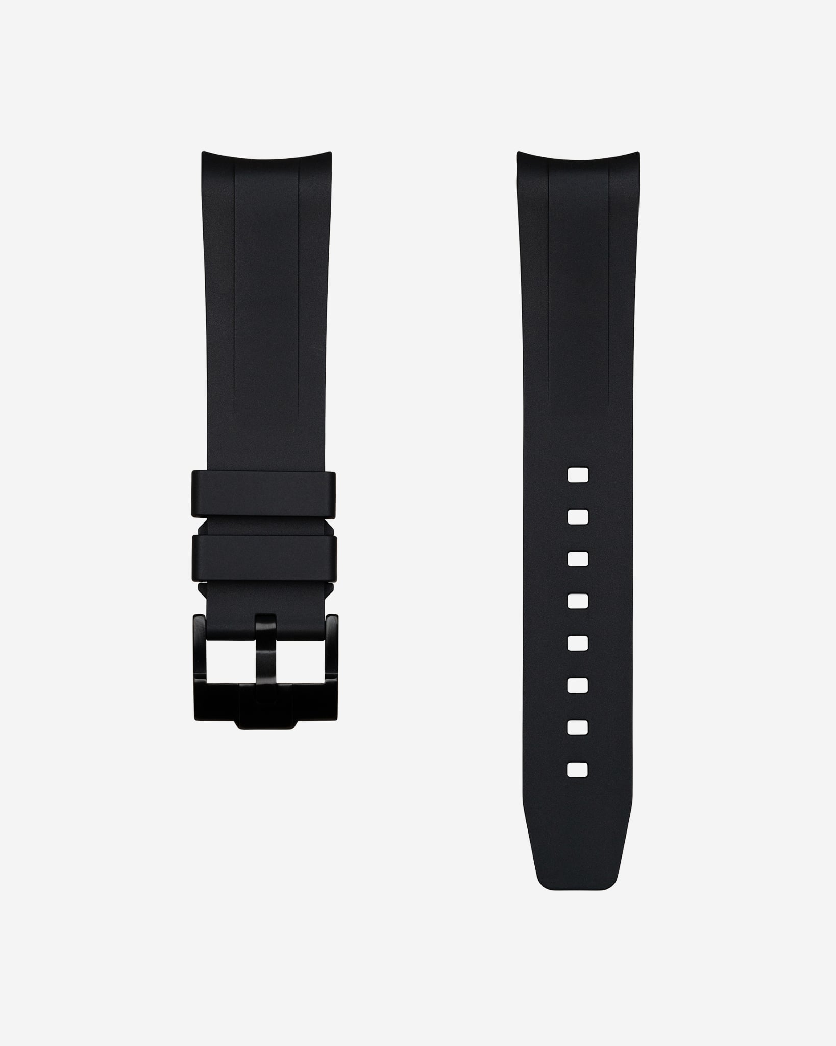 Rubber Strap for Tudor Black Bay 58 925 Silver