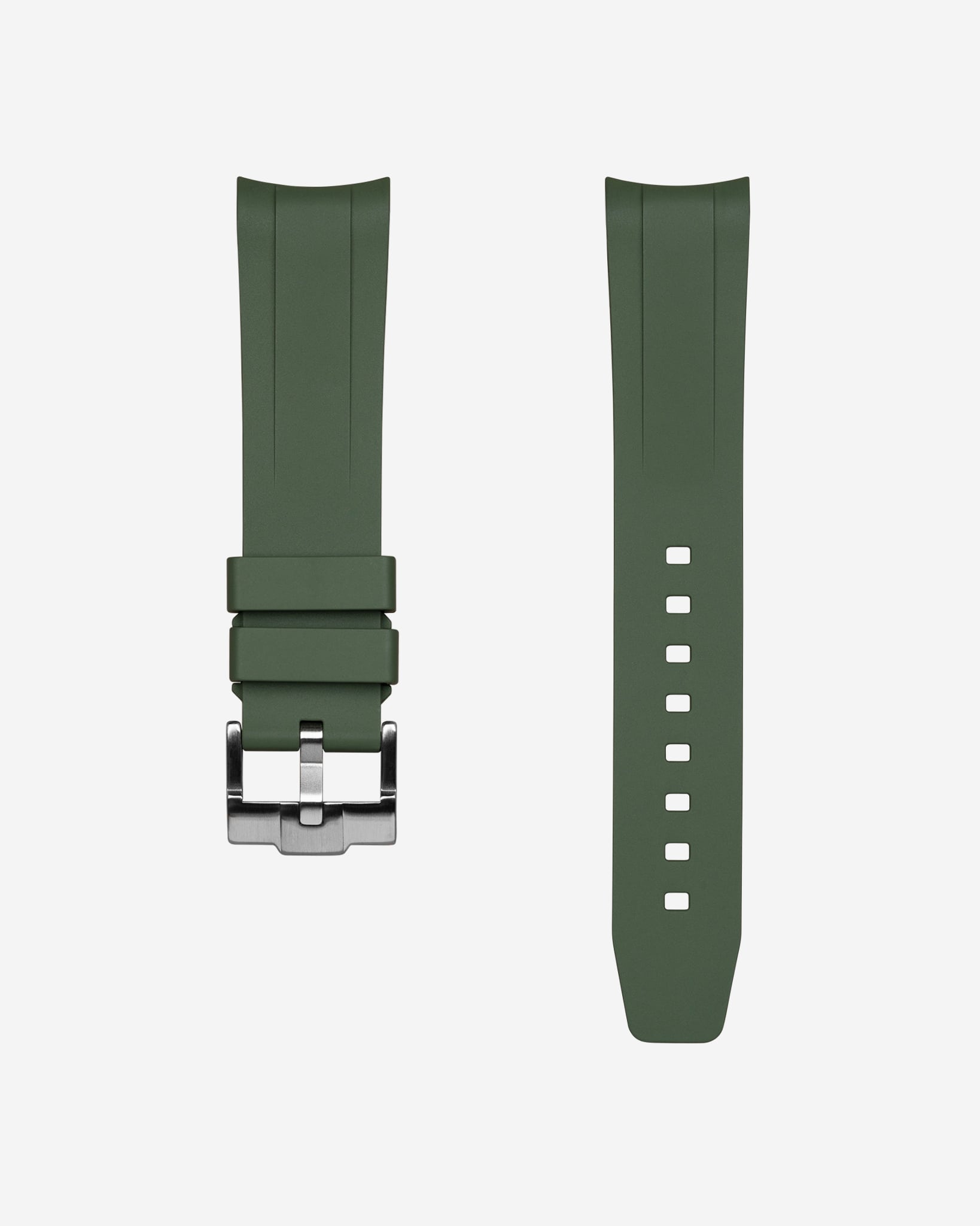 FKM Rubber Strap for Tudor BB58 - Olive Green