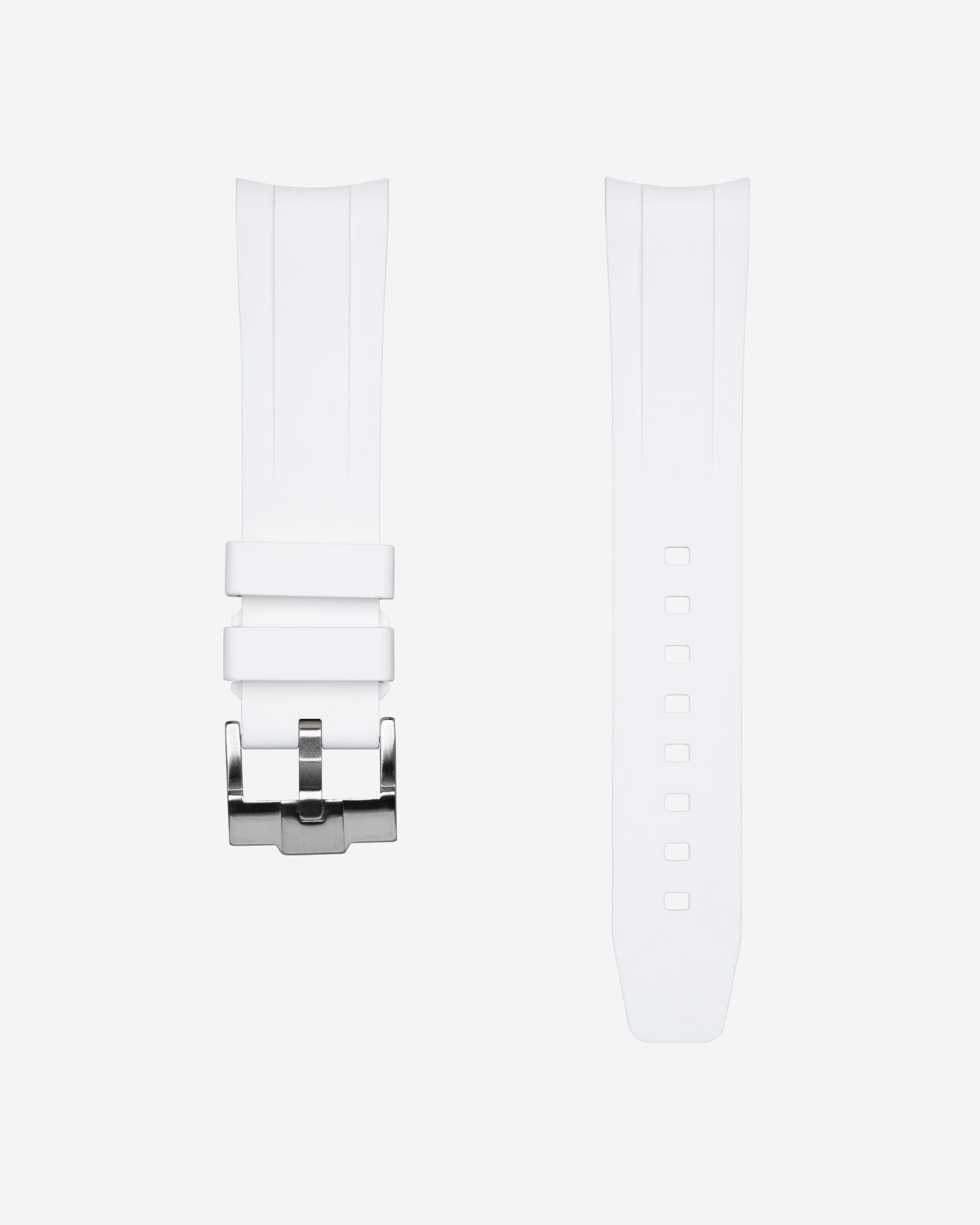 FKM Rubber Strap for Rolex Submariner - White