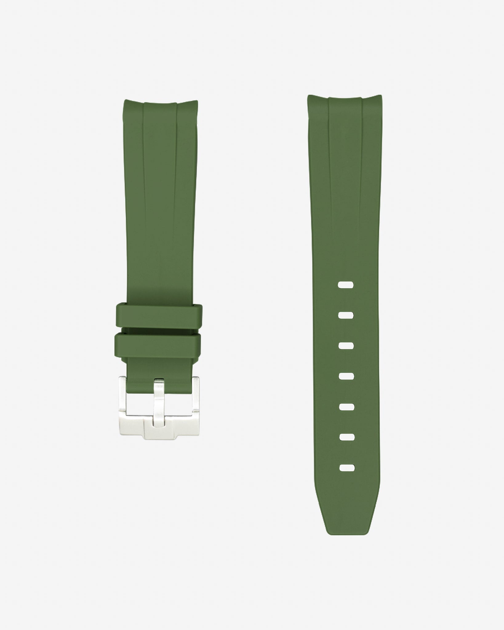 Rubber Strap for Speedmaster - Military Green