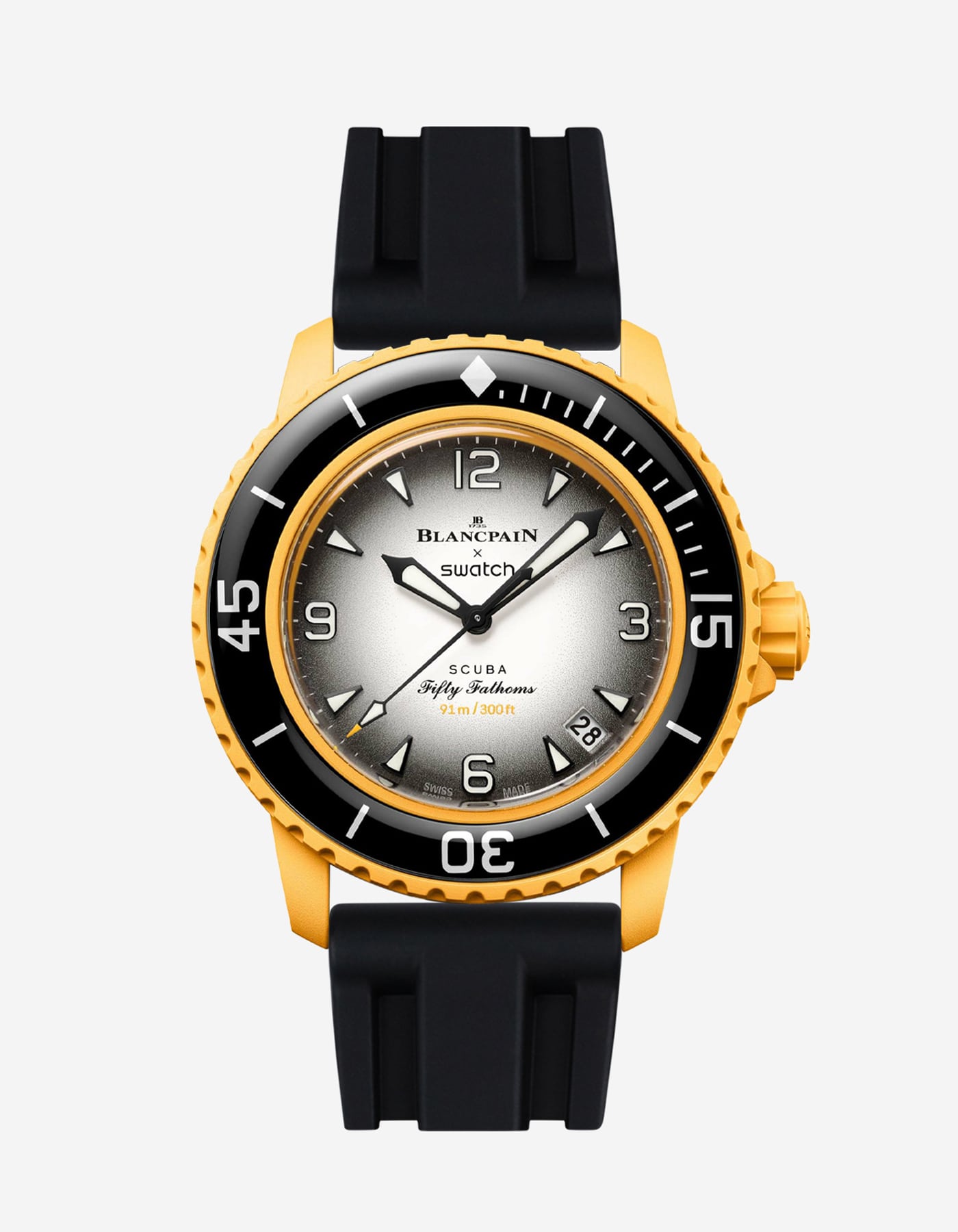 Rubber Strap for Blancpain X Swatch Pacific Ocean