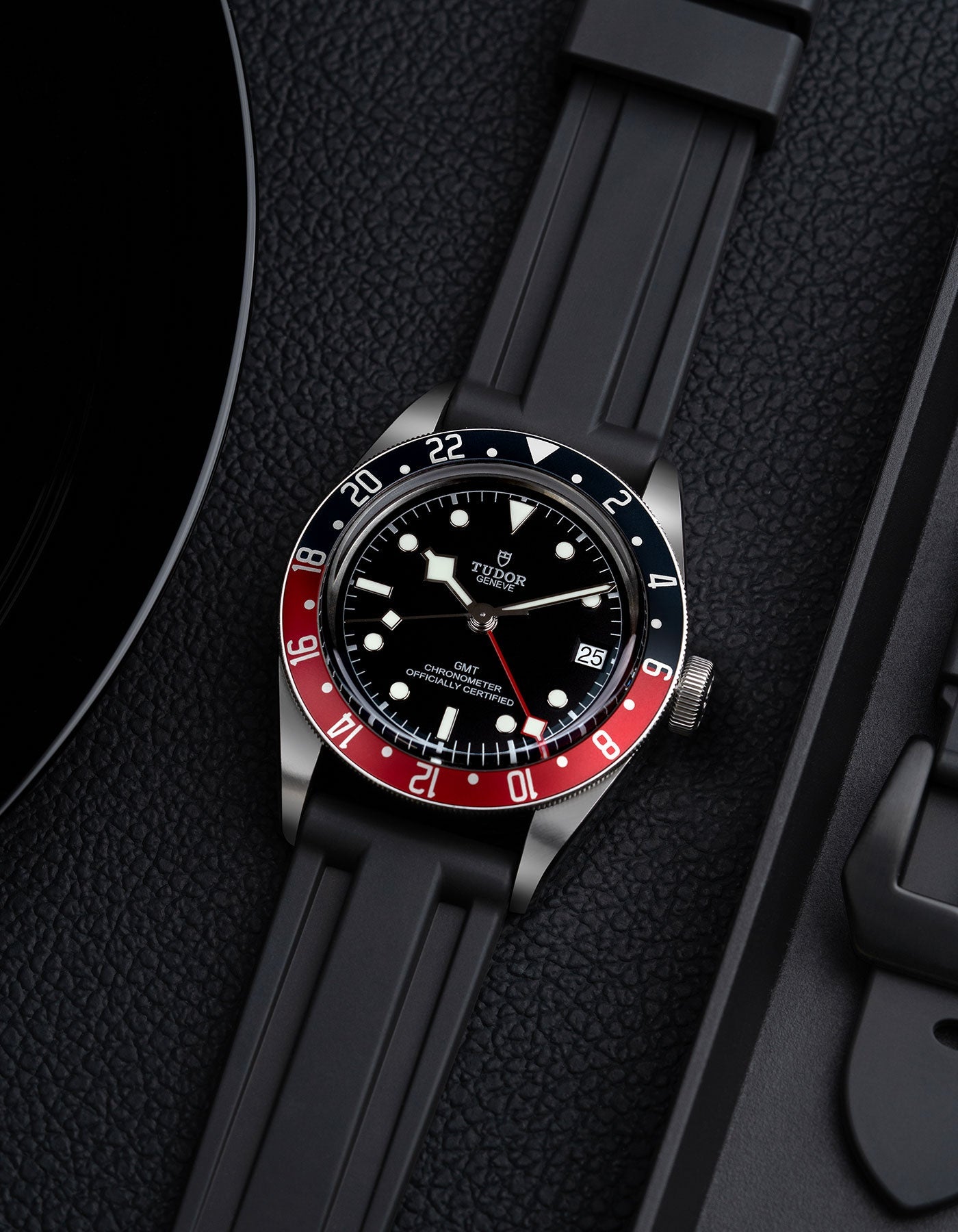 Rubber Strap for Tudor Black Bay GMT