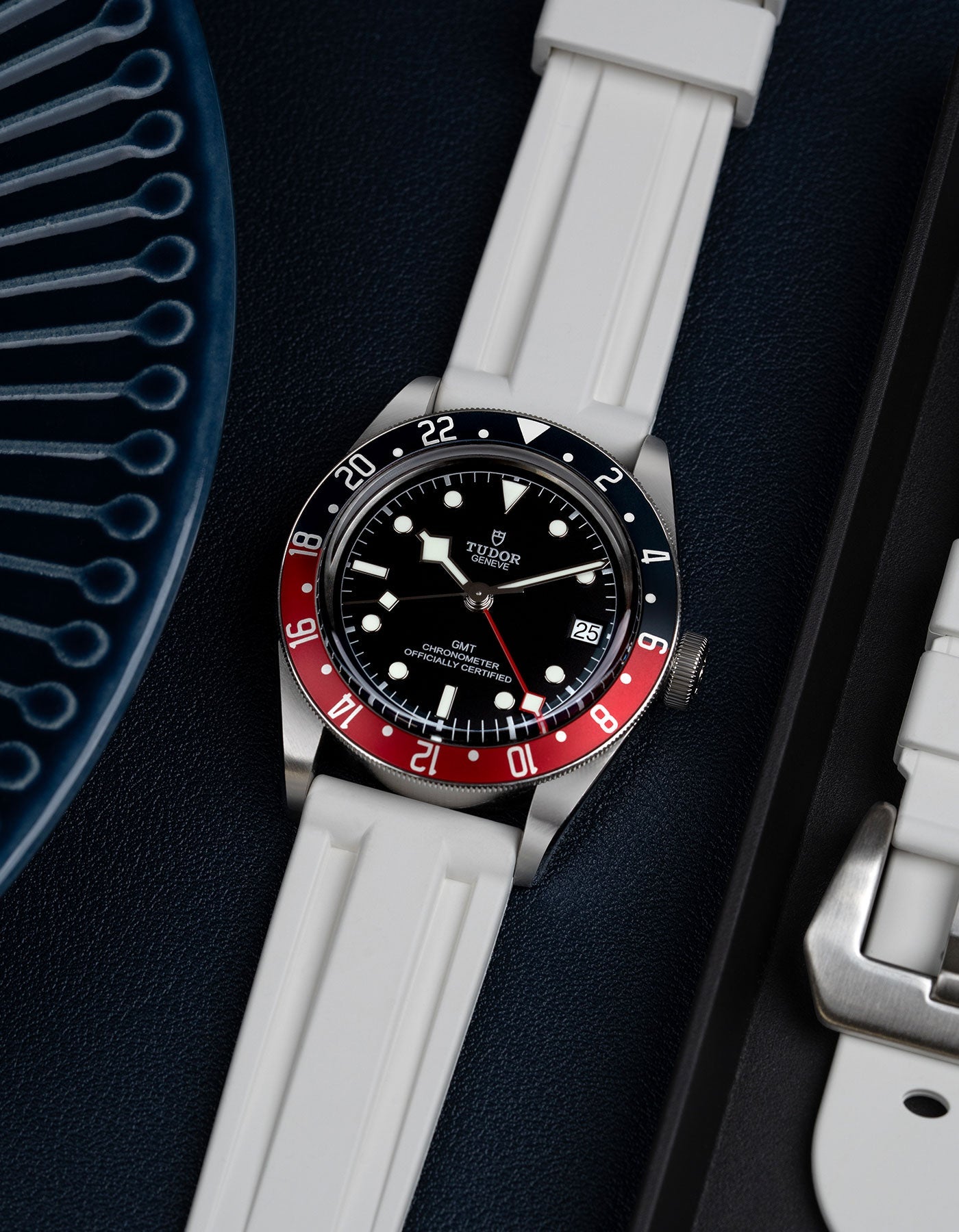 Rubber Strap for Tudor Black Bay GMT