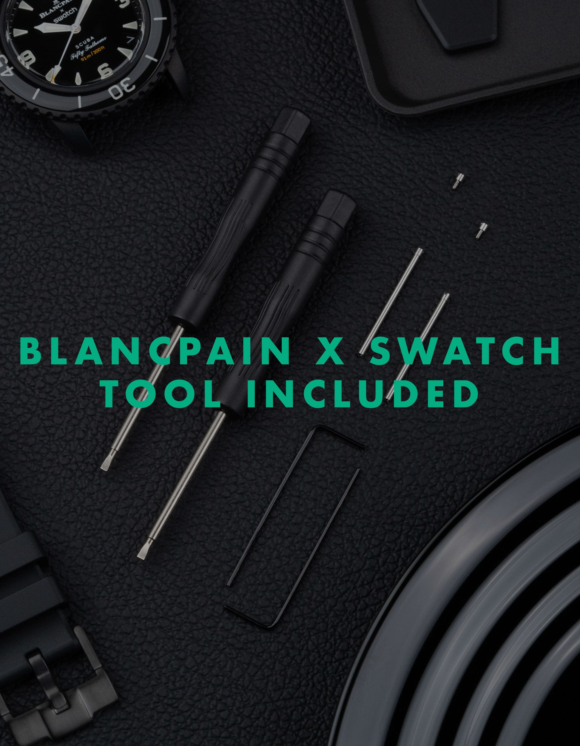 Rubber Strap for Blancpain X Swatch Indian Ocean