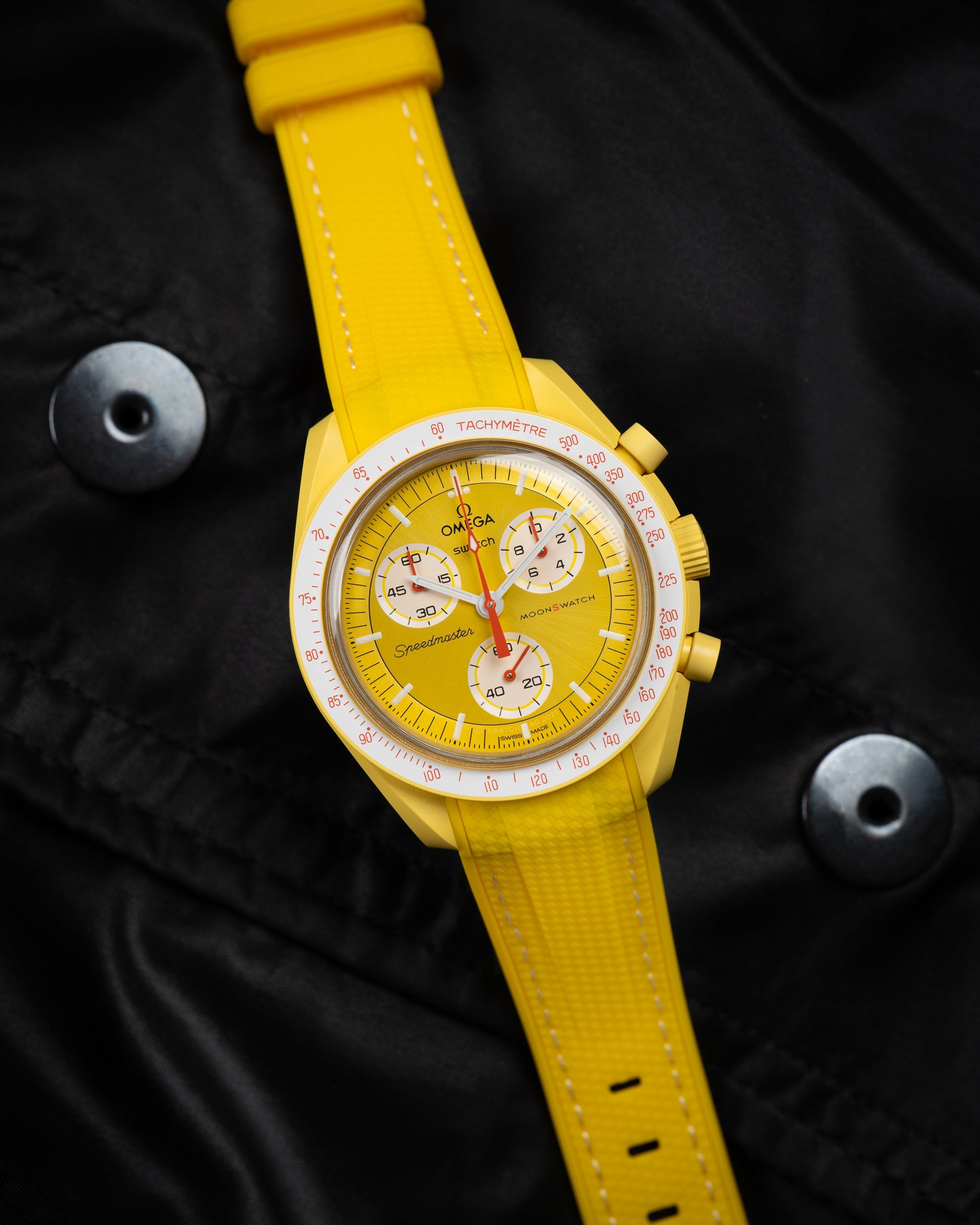 Rubber Strap for Omega X Swatch MoonSwatch Mission to the Sun